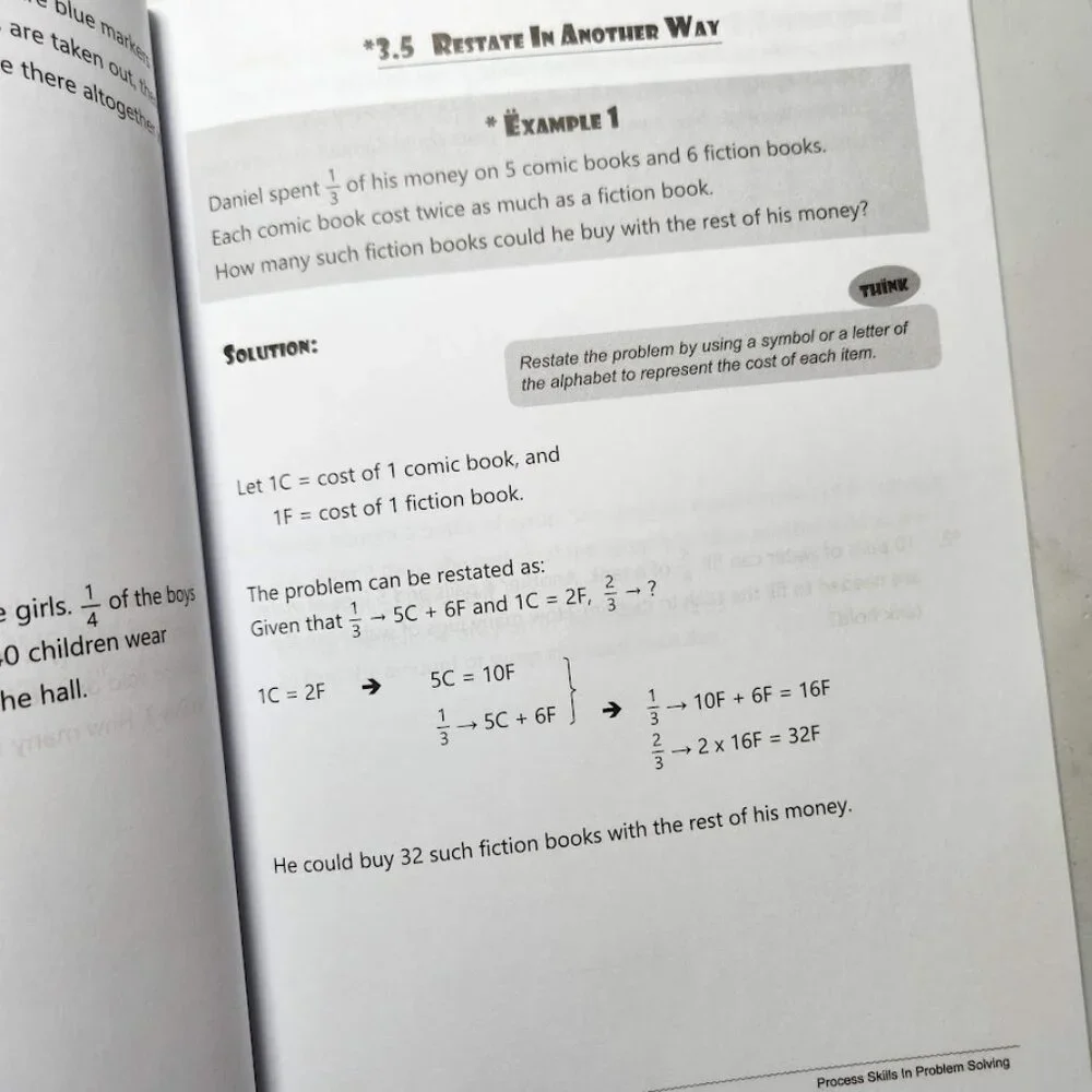 Fan Math Process Skills Level 6 Workbook Book 6th Grade Mathematics 978981072100